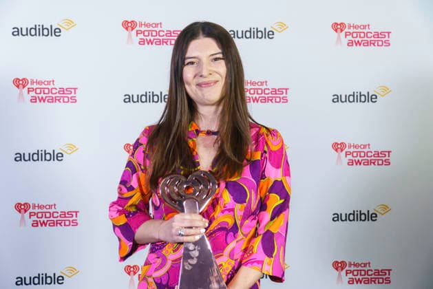 March 16, 2026: Austin, Texas. 2026 IHeartPodcast Awards, winners pose with their awards. Lale Arikoglu - Women Who Travel - Best Travel Award. - ZUMAda1_ 20260316_zap_da1_053 Copyright: xSandraxDahdahx