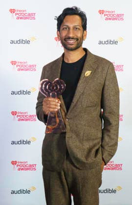 March 16, 2026: Austin, Texas. 2026 IHeartPodcast Awards, winners pose with their awards. Hrishikesh Hirway - Song Exploder , Innovator Icon Award Honoree.  - ZUMAda1_ 20260316_zap_da1_062 Copyright: xSandraxDahdahx