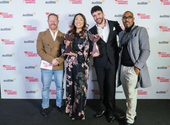 March 16, 2026: Austin, Texas. 2026 IHeartPodcast Awards, winners pose with their awards. Jody Tovay - Wisecrack , Best Crime. - ZUMAda1_ 20260316_zap_da1_056 Copyright: xSandraxDahdahx
