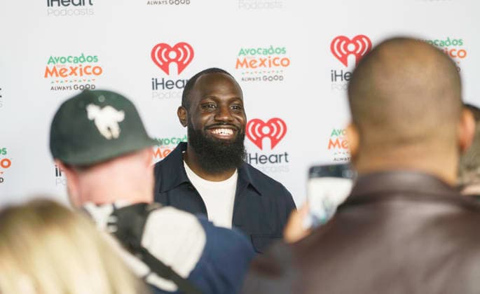March 16, 2026: Austin, Texas. 2026 IHeartPodcast Awards, Hosts, Presenters, and Guest attendees arrive at the red carpet. Juju Green poses for the Press.  - ZUMAda1_ 20260316_zap_da1_085 Copyright: xSandraxDahdahx