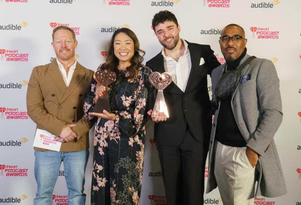 March 16, 2026: Austin, Texas. 2026 IHeartPodcast Awards, winners pose with their awards. Jody Tovay - Wisecrack , Best Crime. - ZUMAda1_ 20260316_zap_da1_074 Copyright: xSandraxDahdahx