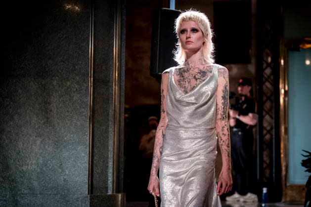 Presentation of the autumn winter collection 2026 27 by Juan Duyos A model during the fashion show presentation of the new autumn winter collection 2026 27 by Juan Duyos, on March 17, 2026, in Madrid Spain An appointment that reinforces the trajectory of a key creator of Spanish fashion, regular of Mercedes Benz Fashion Week Madrid and awarded in several editions for his collections The presentation of this proposal autumn winter 2026 27 consolidates its commitment to craftsmanship, femininity and contemporary silhouettes 17 MARCH 2026 FASHION DESIGNER CLOTHING MODEL SHOW A Pé Madrid Madrid Spain  Copyright: xA.xPÃ rezxMecax 7375054