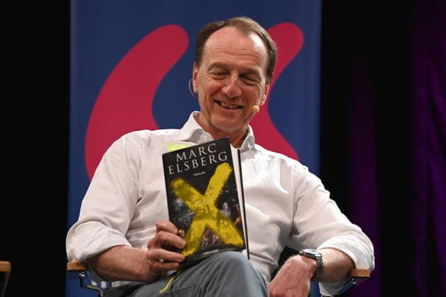 Der österreichische Autor Marc Elsberg liest und spricht auf der Lit.Cologne, dem internationalen Literaturfestival