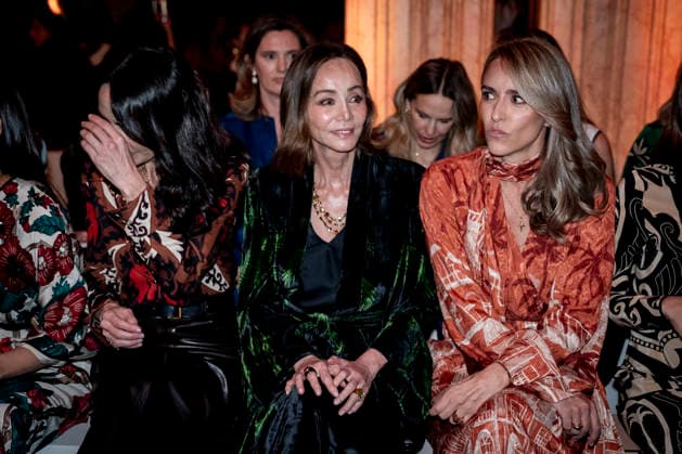 Johanna Ortizs fashion show at Mercedes Benz Fashion Week Madrid Isabel Preysler c during Johanna Ortizs fashion show that opens the next edition of Mercedes Benz Fashion Week Madrid, on March 17, 2026, in Madrid Spain Ortiz, a key figure in Latin American fashion, opens the official calendar of the Madrid fashion show in an emblematic setting of the city 17 MARCH 2026 FASHION MODEL SHOW MBFW DESIGNER A Pé Madrid Madrid Madrid Spain  Copyright: xA.xPÃ rezxMecax 7375129