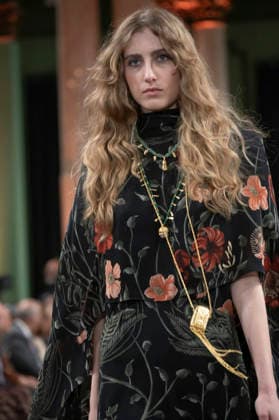 Johanna Ortiz - Mercedes-Benz Fashion Week Madrid A model walks the runway wearing a design by Johanna Ortiz during Mercedes-Benz Fashion Week de Madrid in IS Cervantes, 17 March 2026 Spain Madrid Spain Copyright: xAtilanoxGarciax xSOPAxImagesx photos09036