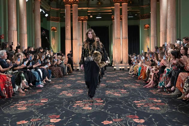 Johanna Ortiz - Mercedes-Benz Fashion Week Madrid A model walks the runway wearing a design by Johanna Ortiz during Mercedes-Benz Fashion Week de Madrid in IS Cervantes, 17 March 2026 Spain Madrid Spain Copyright: xAtilanoxGarciax xSOPAxImagesx photos09068