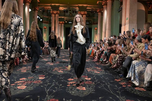 Johanna Ortiz - Mercedes-Benz Fashion Week Madrid A model walks the runway wearing a design by Johanna Ortiz during Mercedes-Benz Fashion Week de Madrid in IS Cervantes, 17 March 2026 Spain Madrid Spain Copyright: xAtilanoxGarciax xSOPAxImagesx photos09069