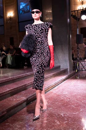 Juan Duyos - Mercedes-Benz Fashion Week Madrid A model walks the runway wearing a design by Juan Duyos during Mercedes-Benz Fashion Week de Madrid in IS Cervantes, 17 March 2026 Spain Madrid Spain Copyright: xAtilanoxGarciax xSOPAxImagesx photos08990