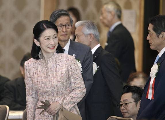 Japan Crown Princess Kiko Japanese Crown Princess Kiko attends an education program at the Japan Anti-Tuberculosis Association s national convention in Matsuyama in Ehime Prefecture, western Japan, on March 17, 2026.  A14AA0005395216P