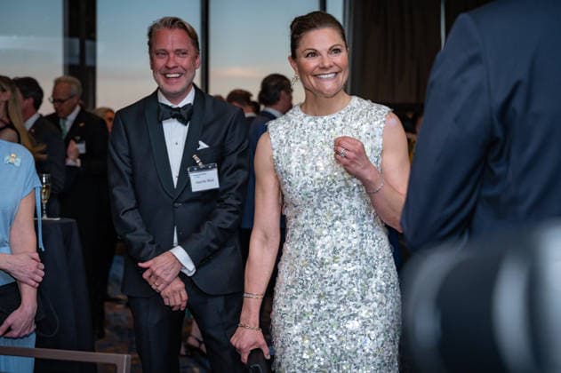 March 17, 2026, Houston, Texas, USA: H.R.H. CROWN PRINCESS VICTORIA OF SWEDEN attend a gala reception at The Westin Galleria Houston in Houston, Texas, on March 17, 2026. Houston USA - ZUMAp213 20260317_znp_p213_008 Copyright: xLynnxPenningtonx