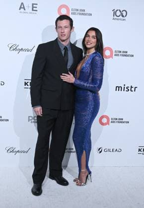 WEST HOLLYWOOD, CALIFORNIA MARCH 15 Callum Turner and Dua Lipa at Elton John AIDS Foundation s 34th Annual Academy Awards Viewing Party on March 15, 2026 in West Hollywood, California Credit AdMedia USA  - ZUMAa123 20260316_zaa_a123_469 Copyright: xMichaelxMattesx