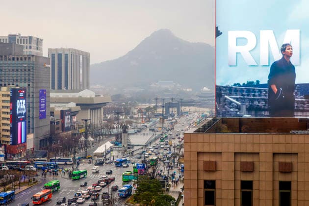 Workers set up a stage for an upcoming performance by K-pop group BTS at Gwanghwamun Square in Seoul, South Korea, March 18, 2026. BTS is scheduled to perform their comeback concert, BTS THE COMEBACK LIVE: ARIRANG, at Gwanghwamun Square on March 21, 2026. Matrix Images Jung Ui-Chel 