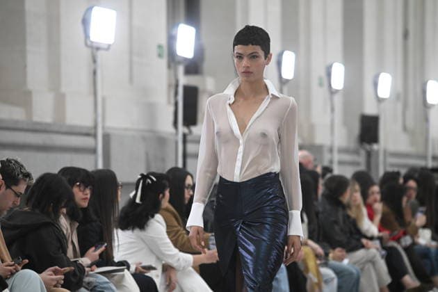Sev fashion show at Mercedes Benz Fashion Week Models parade for Sev at the 83rd edition of Mercedes Benz Fashion Week Madrid, at Ifema in Madrid, on March 18, 2026, in Madrid Spain This years edition will be held from March 17 to 22 SEV FASHION SHOW MERCEDES BENZ FASHION WEEK MADRID MARCH 18, 2026 José Madrid Madrid Madrid Spain  Copyright: xJosÃ xOlivax 7376110