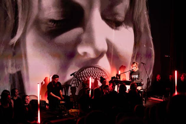 Lydmor live in Copenhagen, Denmark Copenhagen, Denmark. 17th, March 2026. The Danish singer, songwriter and musician Lydmor performs a live concert at Bremen in Copenhagen. The concert was after the screening of the documentary film Jenny - A Portrait of the Artist Lydmor as part of the documentary festival CPH DOX 2026 in Copenhagen. Danmark, Kobenhavn  Copyright: xGonzalesxPhoto ErlingxBrodersenx