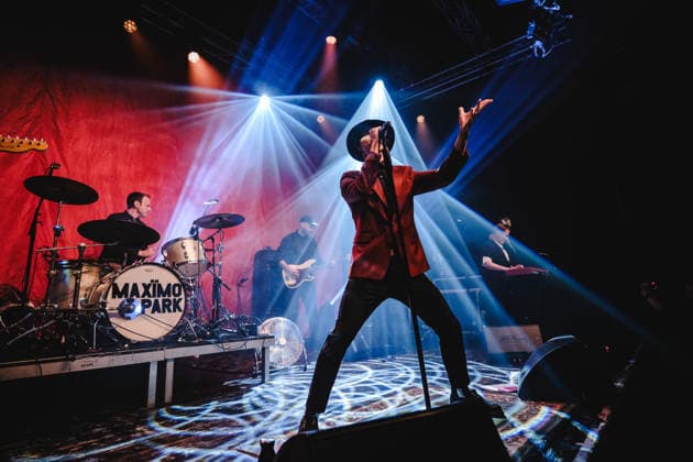 Maximo Park live in Solothurn, Switzerland Solothurn, Switzerland. 16th, March 2026. The English rock band Maximo Park performs a live concert at Kofmehl in Solothurn. Here vocalist Paul Smith is seen live on stage. Switzerland, Solothurn  Copyright: xGonzalesxPhoto TilmanxJentzschx