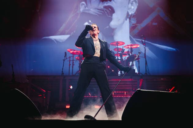 Milan, Achille Lauro performs during the Palazzetti Live 2026 Tour at the Unipol Forum Assago. Pictured: Achille Lauro (singer)  Copyright: xAlessandroxBremecx xipa-agency.netx xx IPA_Agency_IPA73075908