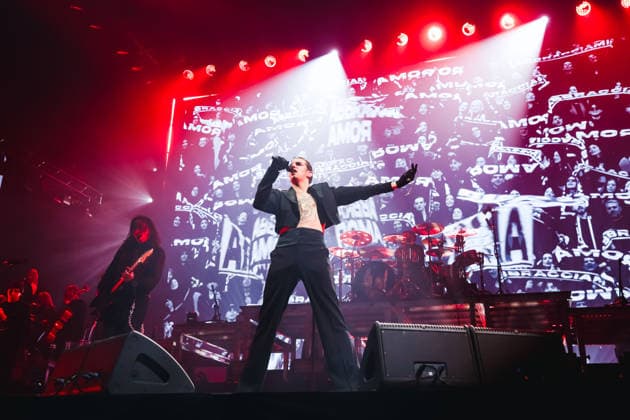 Milan, Achille Lauro performs during the Palazzetti Live 2026 Tour at the Unipol Forum Assago. Pictured: Achille Lauro (singer)  Copyright: xAlessandroxBremecx xipa-agency.netx xx IPA_Agency_IPA73075988