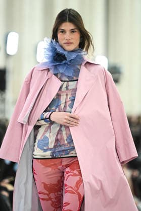 Juan Vidal - Mercedes-Benz Fashion Week Madrid, Spain - 18 Mar 2026 A model walks the runway wearing a design by Juan Vidal during Mercedes-Benz Fashion Week de Madrid in IFEMA. Madrid Spain Copyright: xAtilanoxGarciax xSOPAxImagesx photos09090