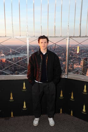 Tom Holland with Spider-Man fans help launch the official trailer for Columbia Pictures Spider-Man: Brand New Day at the Empire State Building Featuring: Tom Holland Where: New York, New York, United States When: 18 Mar 2026 Credit: Marion Curtis StarPix for Columbia Pictures INSTARimages EDITORIAL USE ONLY. NOT FOR USE BY NEWSPAPERS BASED IN THE UK. Copyright: xx instar55564007