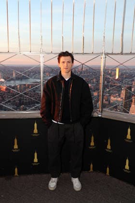 Tom Holland with Spider-Man fans help launch the official trailer for Columbia Pictures Spider-Man: Brand New Day at the Empire State Building Featuring: Tom Holland Where: New York, New York, United States When: 18 Mar 2026 Credit: Marion Curtis StarPix for Columbia Pictures INSTARimages EDITORIAL USE ONLY. NOT FOR USE BY NEWSPAPERS BASED IN THE UK. Copyright: xx instar55564008