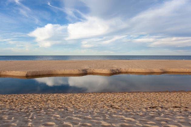 Creative Highlights World Reflective Water Channel at Head of the Meadow, Cape Cod Truro, Massachusetts, United States CR_PNRU260317C-1983301-01