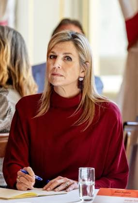 Queen Maxima at Meeting on Strengthening Social Initiatives - the Hague Queen Máxima attends the Indispensable Links meeting of the Orange Fund at Noordeinde Palace, The Hague, Netherlands on March 18, 2026. The meeting focuses on strengthening the social sector. Photo by NLBeeld Patrick van Emst Bruno Press ABACAPRESS.COM Netherlands  Copyright: xBrunoxPress ABACAx