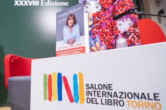 March 18, 2026, Turin, To, Italy: Preview of the Turin Book Fair. GisoÂ¨le Pelicot, victim of violence at the hands of her husband and over 50 men, and protagonist of the trial of the century, presents her book, Hymn to Life, in Turin. March 18th 2026 Turin Italy  - ZUMAa289 20260318_zia_a289_122 Copyright: xSelenexDaniele Agfx