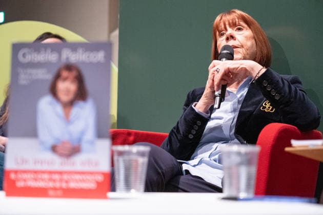 March 18, 2026, Turin, To, Italy: Preview of the Turin Book Fair. GisoÂ¨le Pelicot, victim of violence at the hands of her husband and over 50 men, and protagonist of the trial of the century, presents her book, Hymn to Life, in Turin. March 18th 2026 Turin Italy  - ZUMAa289 20260318_zia_a289_133 Copyright: xSelenexDaniele Agfx