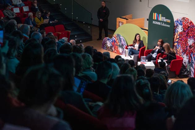 March 18, 2026, Turin, To, Italy: Preview of the Turin Book Fair. GisoÂ¨le Pelicot, victim of violence at the hands of her husband and over 50 men, and protagonist of the trial of the century, presents her book, Hymn to Life, in Turin. March 18th 2026 Turin Italy  - ZUMAa289 20260318_zia_a289_138 Copyright: xSelenexDaniele Agfx
