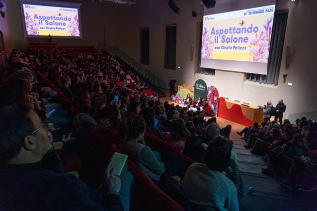 March 18, 2026, Turin, To, Italy: Preview of the Turin Book Fair. GisoÂ¨le Pelicot, victim of violence at the hands of her husband and over 50 men, and protagonist of the trial of the century, presents her book, Hymn to Life, in Turin. March 18th 2026 Turin Italy  - ZUMAa289 20260318_zia_a289_141 Copyright: xSelenexDaniele Agfx