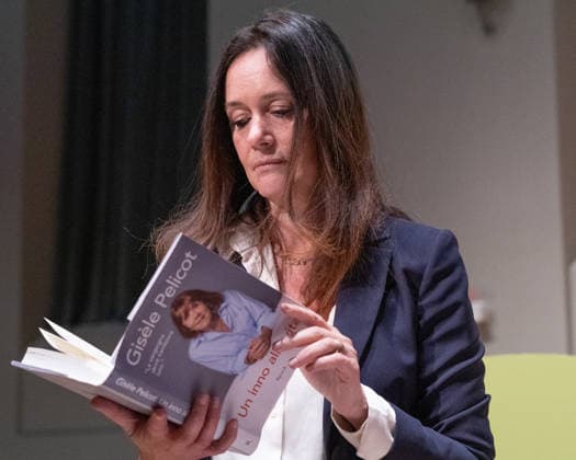 March 18, 2026, Turin, To, Italy: Preview of the Turin Book Fair. GisoÂ¨le Pelicot, victim of violence at the hands of her husband and over 50 men, and protagonist of the trial of the century, presents her book, Hymn to Life, in Turin. March 18th 2026 Turin Italy  - ZUMAa289 20260318_zia_a289_152 Copyright: xSelenexDaniele Agfx