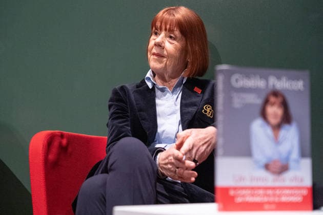 March 18, 2026, Turin, To, Italy: Preview of the Turin Book Fair. GisoÂ¨le Pelicot, victim of violence at the hands of her husband and over 50 men, and protagonist of the trial of the century, presents her book, Hymn to Life, in Turin. March 18th 2026 Turin Italy  - ZUMAa289 20260318_zia_a289_153 Copyright: xSelenexDaniele Agfx