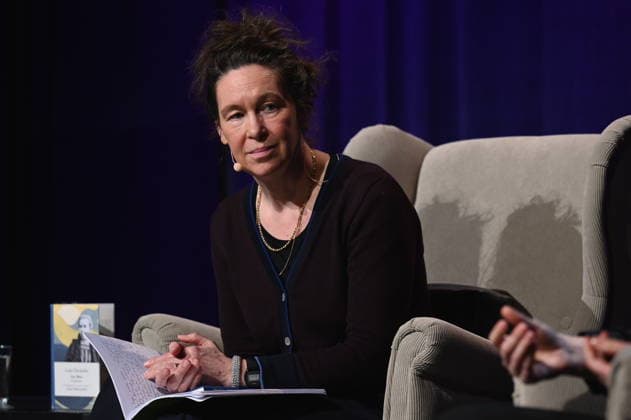 Autorin Monika Rinck liest und spricht auf der Lit.Cologne, dem internationalen Literaturfestival