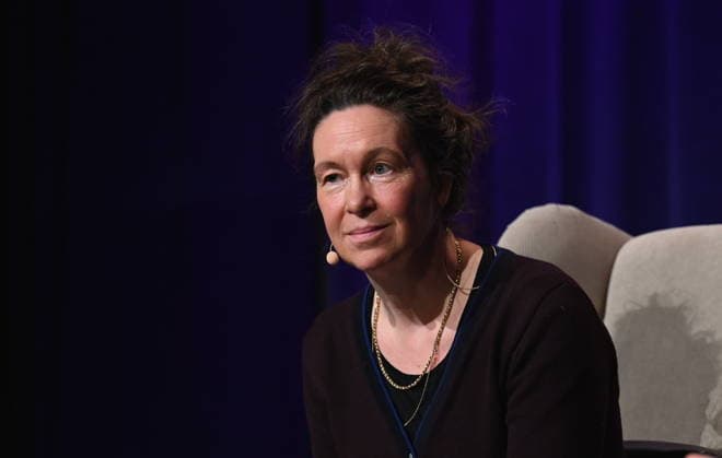 Autorin Monika Rinck liest und spricht auf der Lit.Cologne, dem internationalen Literaturfestival