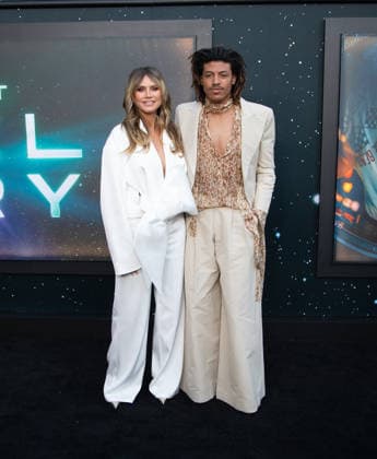 Heidi Klum and Henry Samuel arrive on the red carpet at the premiere of Project Hail Mary at Josie Robertson Plaza on Wednesday, March 18, 2026 in New York City.  NYP20260318518 SERENAxXUxNING