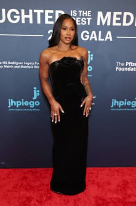 BEVERLY HILLS, CALIFORNIA - MARCH 18: Jordan Chiles at Jhpiego Laughter is the Best Medicine Gala at The Beverly Hills Hotel on March 18, 2026 in Beverly Hills, California Copyright: xAdMediax MediaPunchx