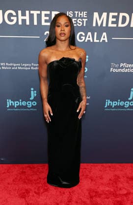 BEVERLY HILLS, CALIFORNIA - MARCH 18: Jordan Chiles at Jhpiego Laughter is the Best Medicine Gala at The Beverly Hills Hotel on March 18, 2026 in Beverly Hills, California Copyright: xAdMediax MediaPunchx