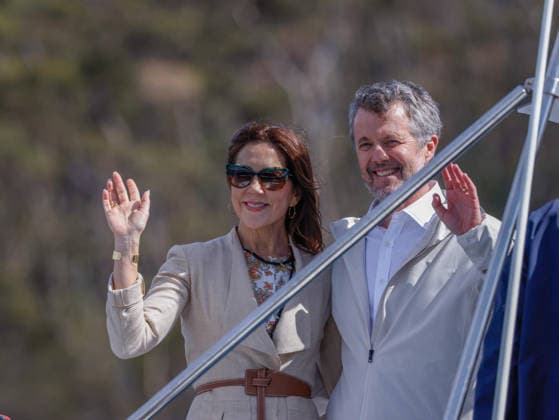 DENMARK ROYALS AUSTRALIA VISIT, Queen Mary of Denmark and King Frederik X of Denmark aboard the Institute for Marine and Antarctic Studies (IMAS) vessel to view the kelp conservation forest at the Alum Cliffs Marine Reserve in Hobart, Tasmania, Thursday, March 19, 2026. Denmark s King Frederik X and Queen Mary are on a five-day state visit to Australia. ( NO ARCHIVING HOBART TASMANIA AUSTRALIA  Copyright: xROBxBLAKERSx 20260319114126498478
