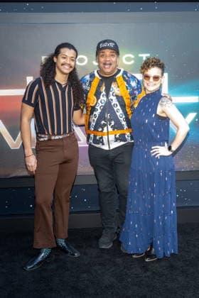March 18, 2026, New York, United States: (L-R) Travis Tyson, Neil deGrasse Tyson and Miranda Tyson attend Project Hail Mary New York premiere at Lincoln Center on March 18, 2026 in New York City. New York United States - ZUMAs197 20260318_aaa_s197_212 Copyright: xRonxAdarx