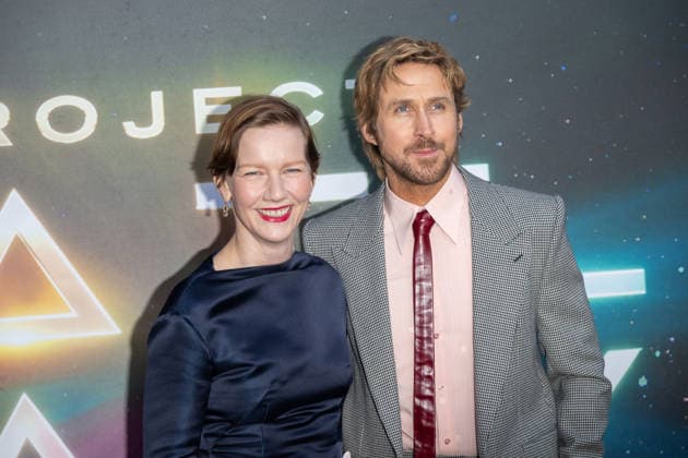 March 18, 2026, New York, United States: (L-R) Sandra Hüller and Ryan Gosling attend Project Hail Mary New York premiere at Lincoln Center on March 18, 2026 in New York City. New York United States - ZUMAs197 20260318_aaa_s197_273 Copyright: xRonxAdarx