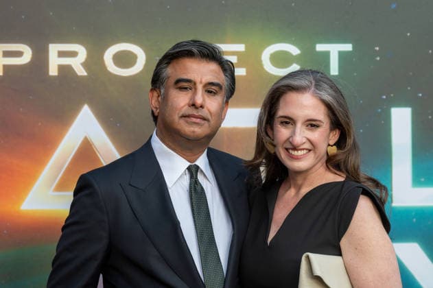 March 18, 2026, New York, United States: Aditya Sood (L) attends Project Hail Mary New York premiere at Lincoln Center on March 18, 2026 in New York City. New York United States - ZUMAs197 20260318_aaa_s197_279 Copyright: xRonxAdarx