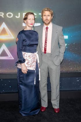 March 18, 2026, New York, United States: (L-R) Sandra Hüller and Ryan Gosling attend Project Hail Mary New York premiere at Lincoln Center on March 18, 2026 in New York City. New York United States - ZUMAs197 20260318_aaa_s197_291 Copyright: xRonxAdarx
