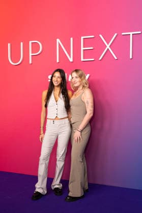 London, red carpet arrivals for Sky Up Next 2026 at Freemasons Hall. Pictured: Ally Mackintosh and Georgina Forsyth-Read.  Copyright: xcristinaxmasseix xipa-agency.netx xx IPA_Agency_IPA73113651