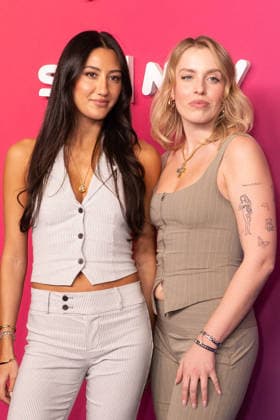 London, red carpet arrivals for Sky Up Next 2026 at Freemasons Hall. Pictured: Ally Mackintosh and Georgina Forsyth-Read.  Copyright: xcristinaxmasseix xipa-agency.netx xx IPA_Agency_IPA73113652