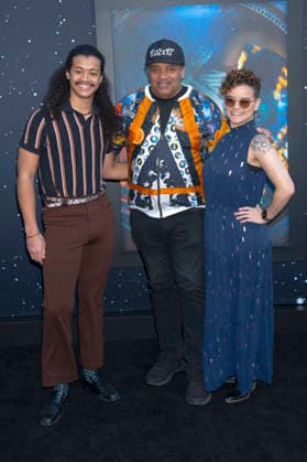 Travis Tyson, Neil deGrasse Tyson und Miranda Tyson bei der Premiere des Kinofilms Project Hail Mary Der Astronaut im Lincoln Center. New York, 18.03.2026