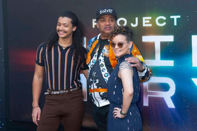 Travis Tyson, Neil deGrasse Tyson und Miranda Tyson bei der Premiere des Kinofilms Project Hail Mary Der Astronaut im Lincoln Center. New York, 18.03.2026