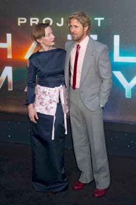 Sandra Hüller und Ryan Gosling bei der Premiere des Kinofilms Project Hail Mary Der Astronaut im Lincoln Center. New York, 18.03.2026