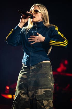ReneÃ Rapp performing at Manchester AO Arena American singer actress ReneÃ Rapp performing in Manchester on her BITE ME UK Arena tour Featuring: ReneÃ Rapp Where: Manchester, United Kingdom When: 18 Mar 2026 Credit: Graham Finney WENN Manchester United Kingdom Copyright: xWENNx wenn41158863 x wenn41158863