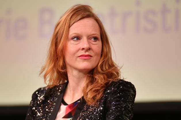 Leipzig, Sachsen, Deutschland, 19.03.2026: Messehalle: Leipziger Buchmesse: Anja Kampmann bei Vorstellung der Nominierten für den Preis der Leipziger Buchmesse wenige Stunden vor der Preisverleihung Copyright: xdtsxNachrichtenagenturx dts_111216