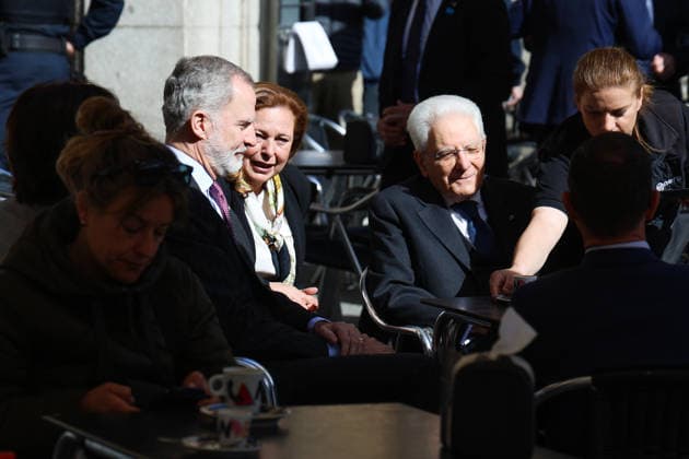 King Felipe VI presides over the investiture of Sergio Mattarella as doctor honoris causa in Salamanca King Felipe VI presides over the investiture of the President of the Italian Republic, Sergio Mattarella d , as doctor honoris causa by the University of Salamanca, on March 19, 2026, in Salamanca, Castilla y León Spain The investiture is celebrated in the Paraninfo of the University of Salamanca, This honorary doctorate recognizes Mattarellas legal and political career and his defense of humanism, Europeanism and culture as the basis of democracy 19 MARCH 2026 Manuel Á Salamanca Salamanca Salamanca Spain  Copyright: xManuelxÃngelxLayax 7379453